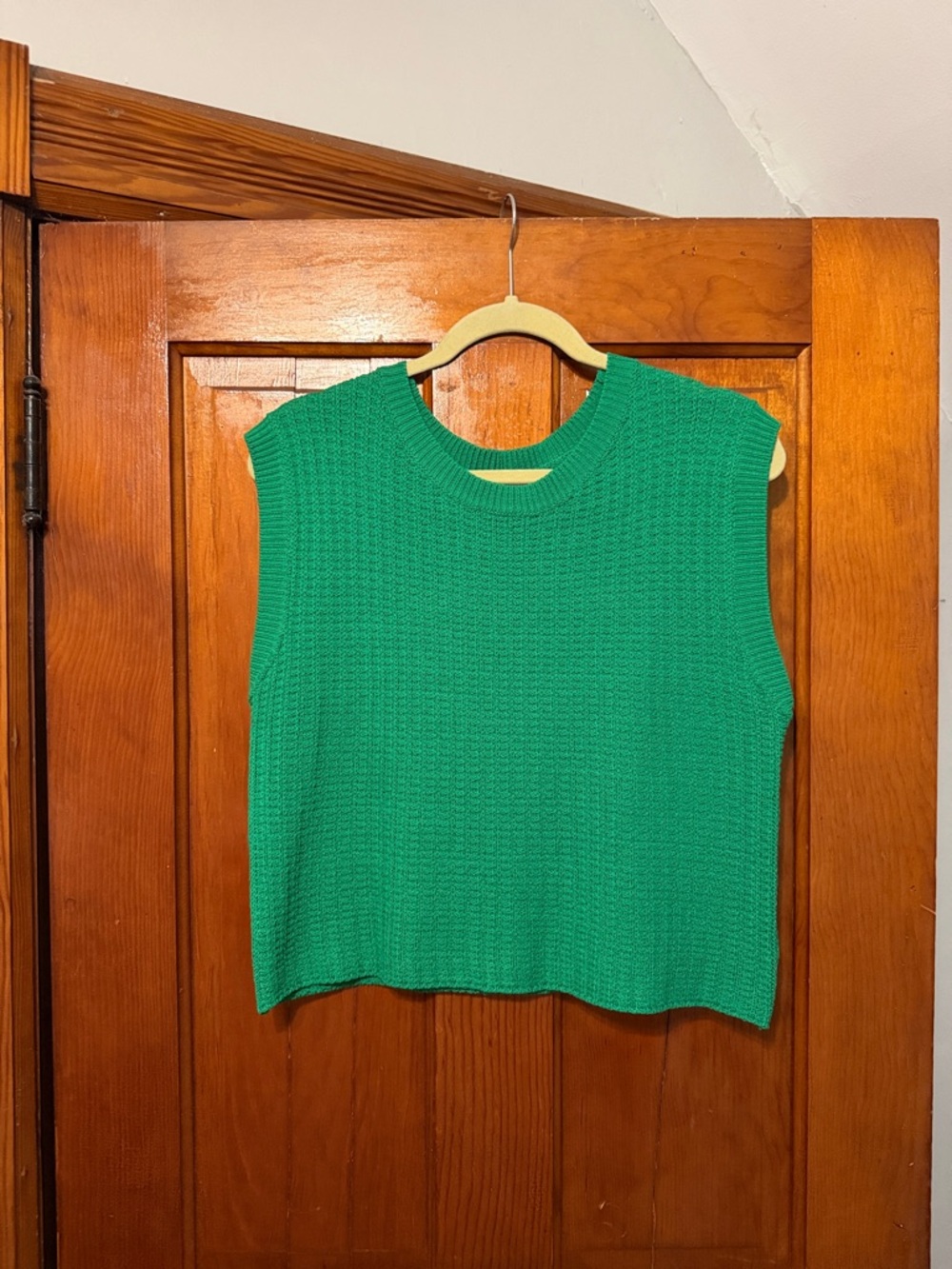 Green Sleeveless Sweater - Classic Women's Shell
